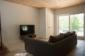 TV, fireplace, stereo