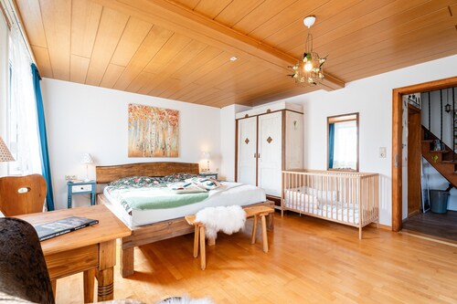 Holiday Home 'Alte Schmiede Ferienhaus Dorfbach' with Shared Terrace, Garden and Wi-Fi