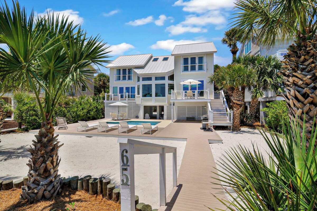 Gorgeous OCEANFRONT Home ~ Forest Beach Area ~ Dog Friendly ~ Private Pool