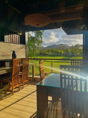 Terrace/patio - Apartment at Anahita 5* Resort , golf & access to Ile aux Cerfs exclusive beach (Beau Champ)