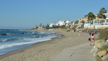 On the beach