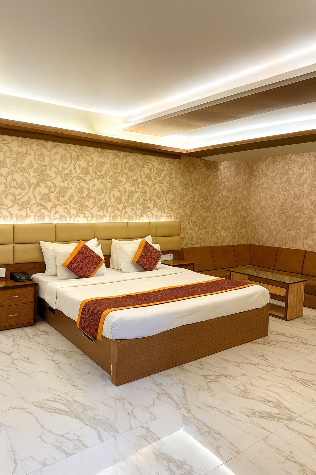 غرفة مزدوجة - منظر للمدينة | تجهيزات عازلة للصوت وواي فاي مجانًا