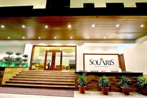 Voorkant van accommodatie