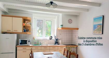 Chambre d'hÎtes 1 avec terrasse partagée, jardin partagé et Wi-Fi