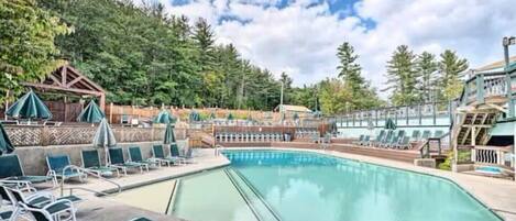 Indoor pool, outdoor pool