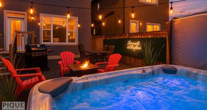 *Summer Haven*HotTub*FireTable*KingBed*BBQ*Sleeps8