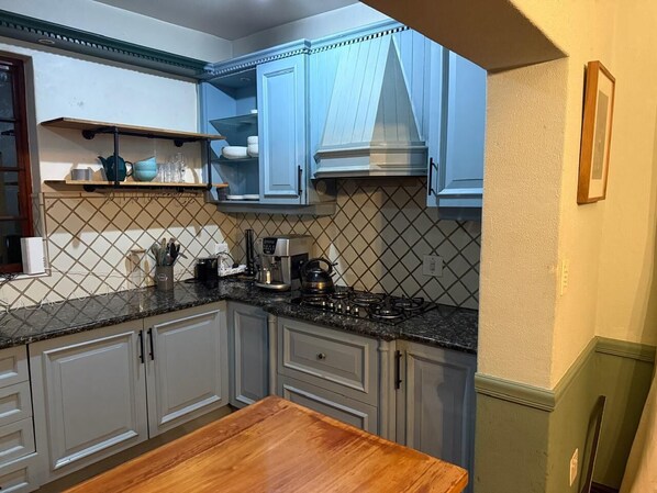 Microwave, oven, stovetop