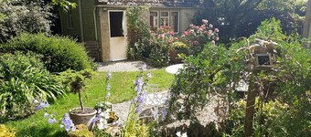 Tucked away in a quiet rural village with pub. Great walking and cycling country
