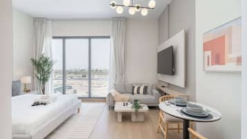 Desk, iron/ironing board, WiFi, bed sheets