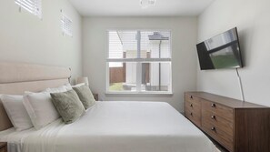 2 bedrooms, desk, iron/ironing board, WiFi