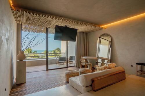 Suite Luxe, vue mer (Suite Mar) | Coffres-forts dans les chambres, rideaux occultants, Wi-Fi gratuit