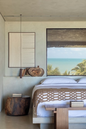 In-room safe, blackout curtains, free WiFi, bed sheets - Mana Cumbuco Hotel (Caucaia)