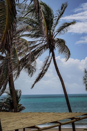 On the beach, beach bar