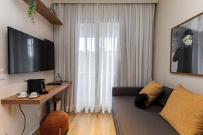 Apartamento 1 dormitório com sofá cama | Stue