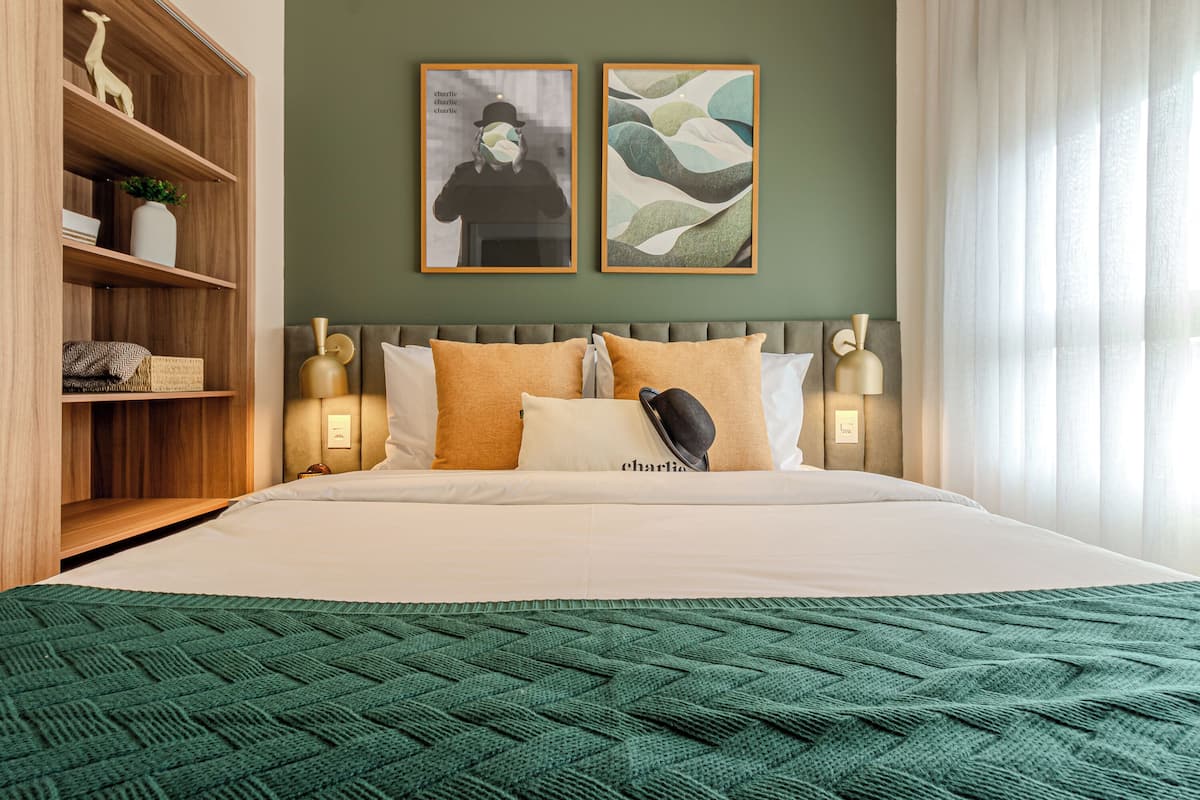Apartamento 2 Dormitórios com sofá cama