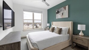 1 室のベッドルーム、デスク、アイロン / アイロン台、WiFi