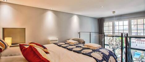 1 غرفة نوم وواي فاي وملاءات أسرّة