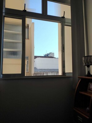 Vue sur la ville depuis l’hébergement