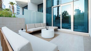 Deluxe Studio, Balcony, City View | Terrace/patio - Keyrock Living - Studio in Business Bay (Dubai)