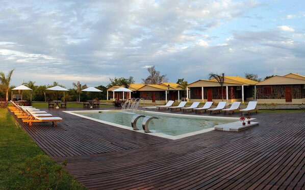 Seasonal outdoor pool