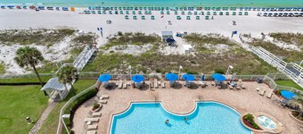 ☀️Beach Front-Pool+Hot Tub-Free Beach Chair Service-Sterling Sands 606⛱️
