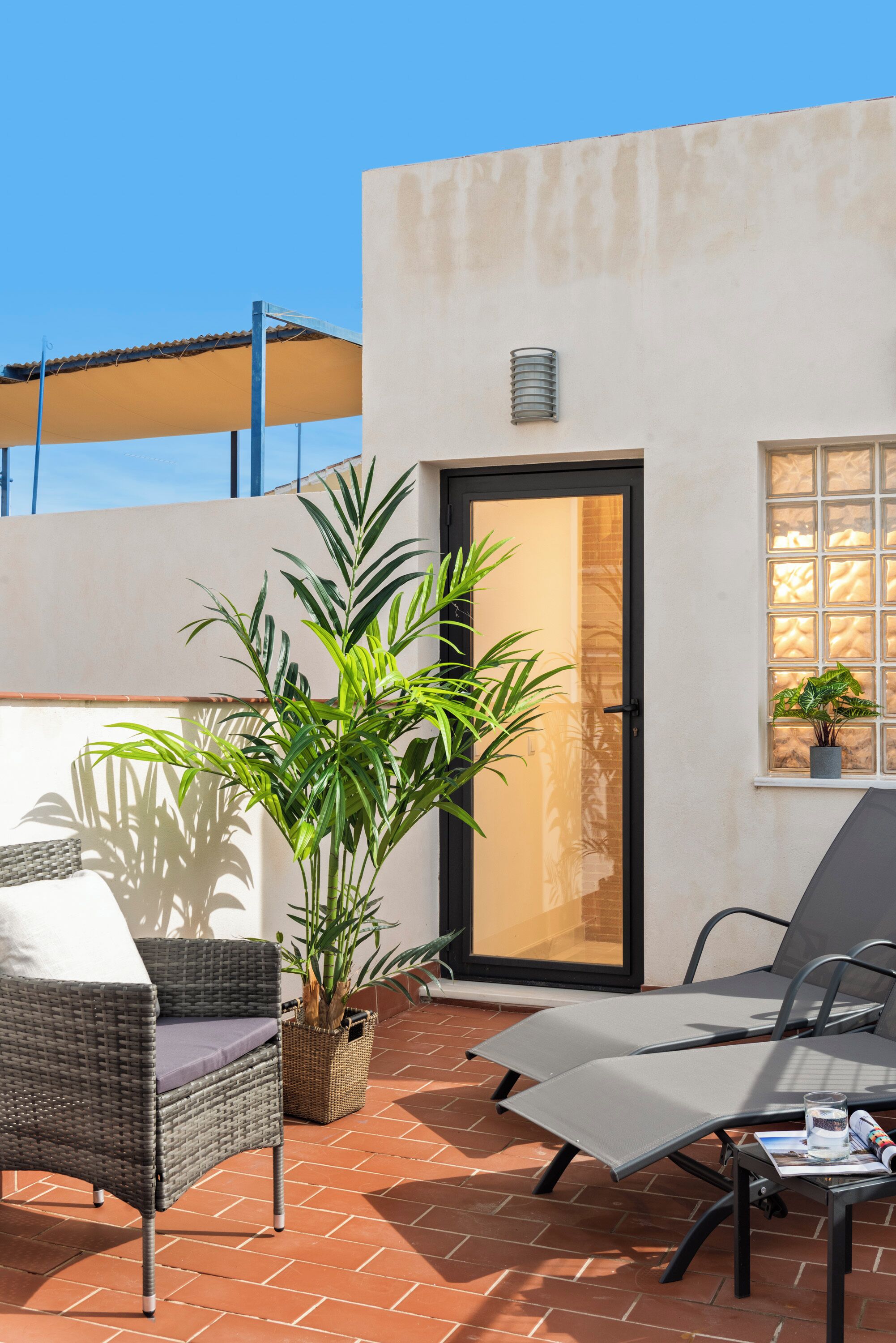 Exclusief appartement, 2 slaapkamers, terras | Terras