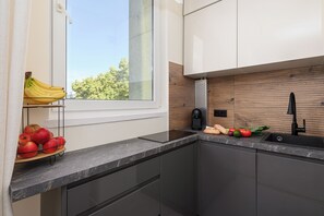 Apartment | Private kitchen - P&O Apartments Bonifraterska (Warsaw)