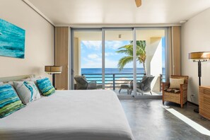 5 bedrooms, in-room safe, desk, travel cot - Kas di Bon Beis - Spacious Oceanfront Villa with Full A/C (Kralendijk)