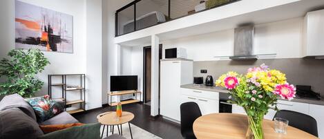 Classic-Apartment, Blick auf den Innenhof