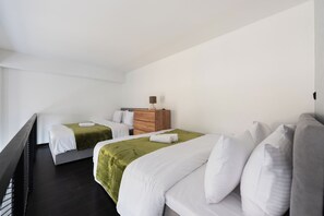 Blackout curtains, iron/ironing board, free WiFi