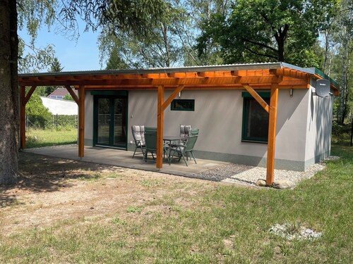 Bungalow im Birkenwäldchen in Motzen, nur 350 m zum Strandbad