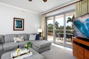 TV - Honua Kai Konea | 2 Free Rental Cars | KBM Resorts | Mountain View 2-bedroom 2 Bath Honua Kai | 2 Units, 4 Bedrooms | ML-1385 (Lahaina)