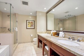 Shower - Honua Kai Konea | 2 Free Rental Cars | KBM Resorts | Huge Lanai | 2 Units, 4 Bedrooms | ML-1394 (Lahaina)