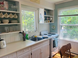 Microwave, oven, stovetop