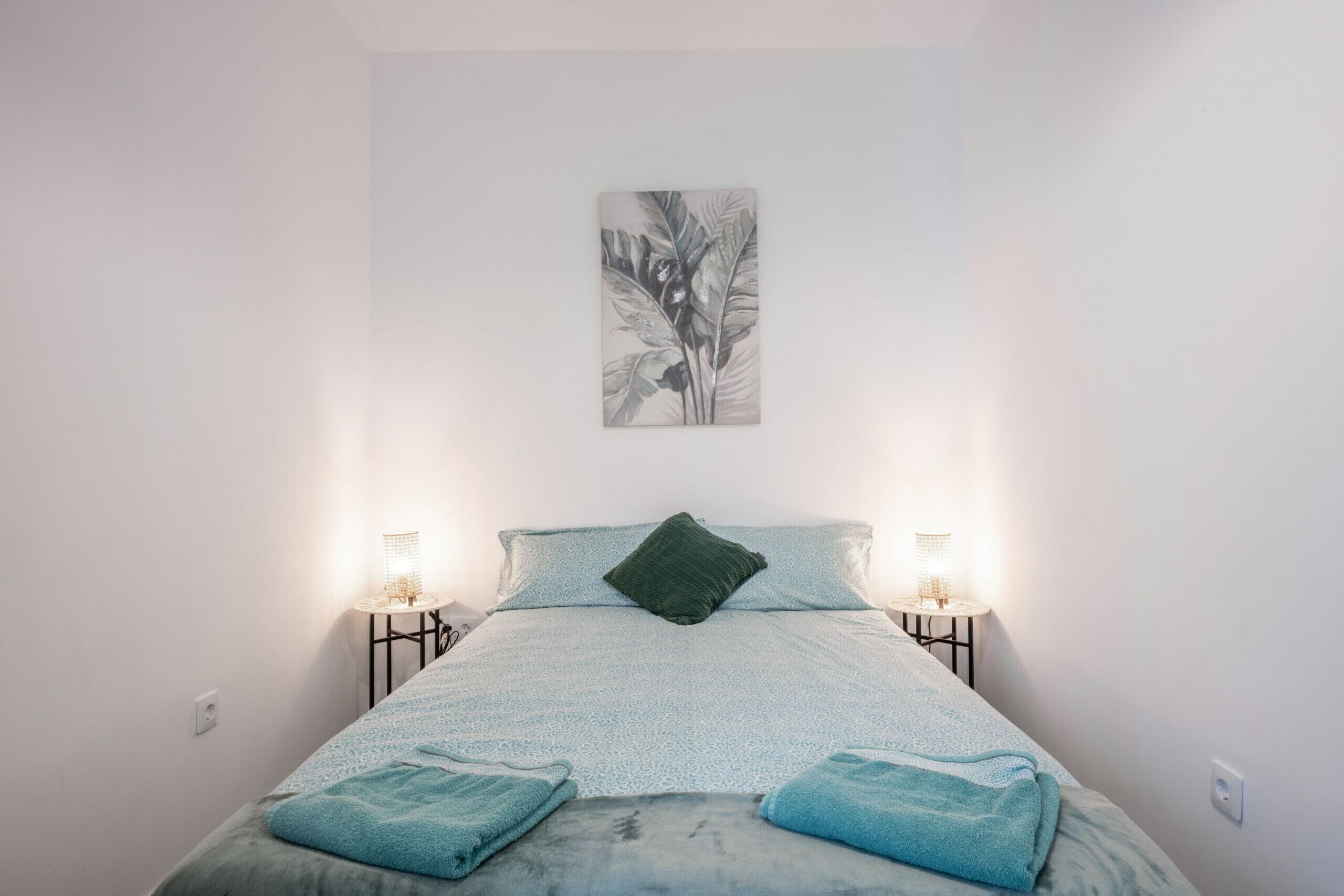 2 dormitorios y ropa de cama