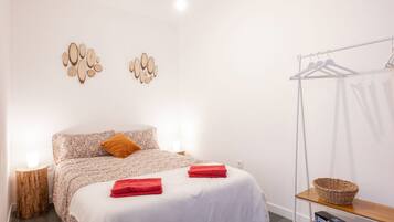 2 dormitorios y ropa de cama