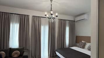 LÀgenhet Superior - balkong - utsikt mot staden | MörklÀggningsgardiner, ljudisolering och strykjÀrn/strykbrÀda