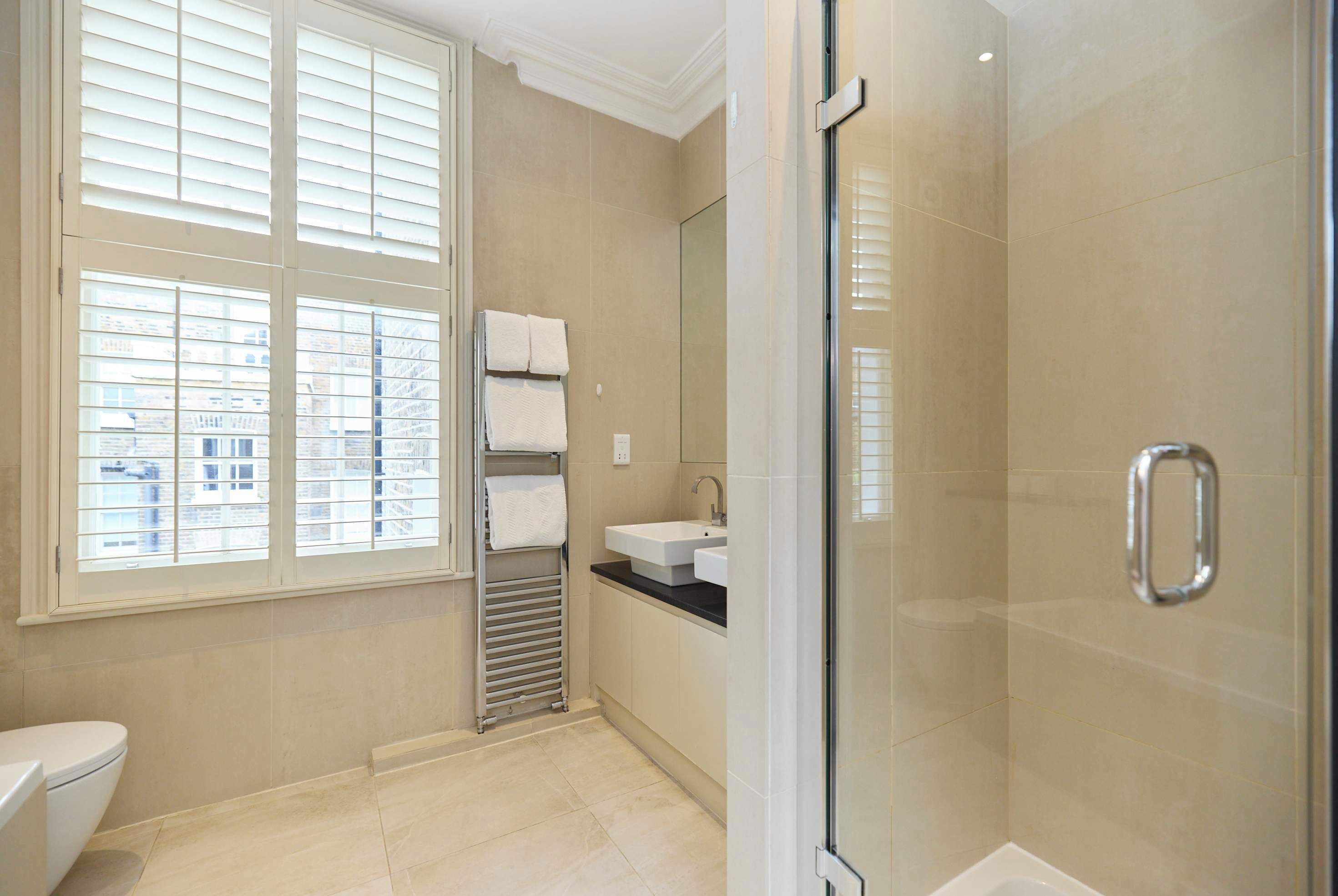 Shower, hair dryer