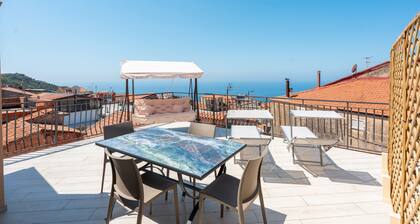 Appartement "Deluxe Zenone" avec vue sur la mer, Wi-Fi et climatisation