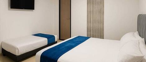 2 bedrooms, bed sheets