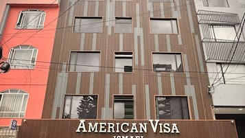 Voorkant van accommodatie