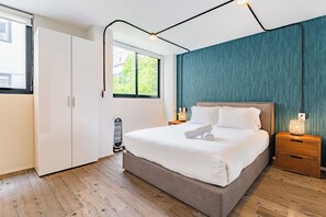 1 室のベッドルーム、WiFi、ベッドシーツ