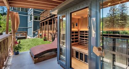 Forest Retreat Sauna, Plunge, Jacuzzi and Views