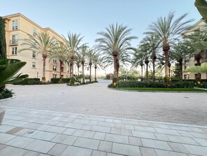 Property grounds - high end studio apartment with pool, fitness room. 1.5 miles to UCI and Airport. (Irvine)