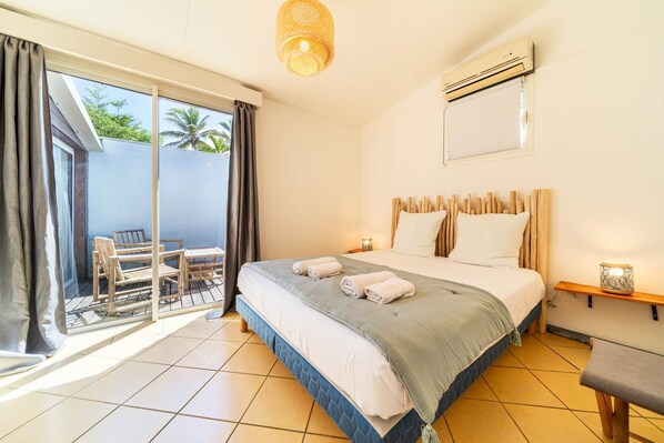 2 makuuhuonetta, silitysrauta/-lauta, ilmainen Wi-Fi