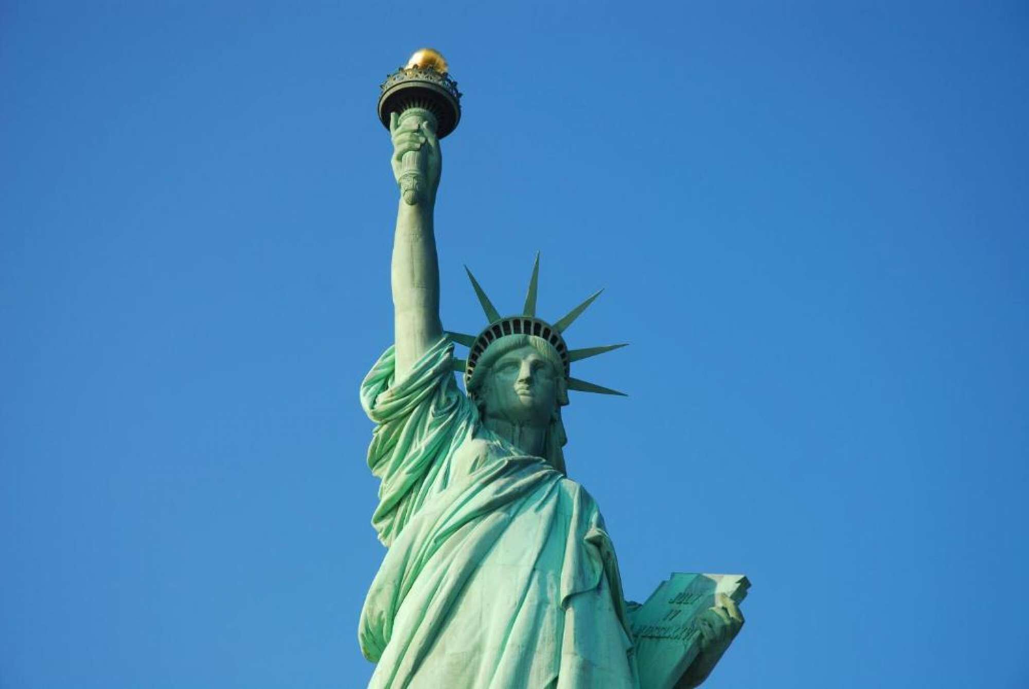 La Estatua de la Libertad.