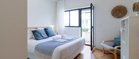 1 Schlafzimmer, Bügeleisen/Bügelbrett, kostenloses WLAN, Bettwäsche