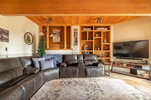 TV connectée, cheminée