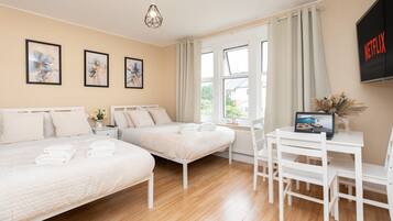 1 bedroom, iron/ironing board, Internet, bed sheets