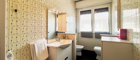 Haartrockner, Handtücher, Toilettenpapier